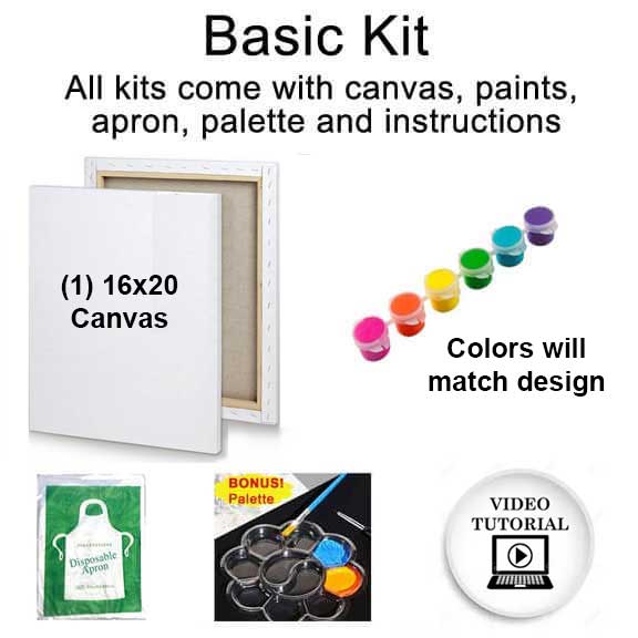 Aurora Borealis Adult Painting Kit