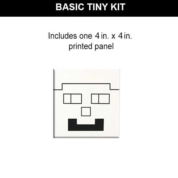 Tiny Block Character Painting Kit (4x4 Canvas)