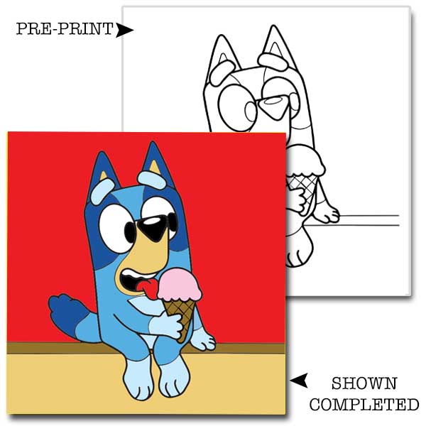 Kids Bluey Acrylic Painting Kit
