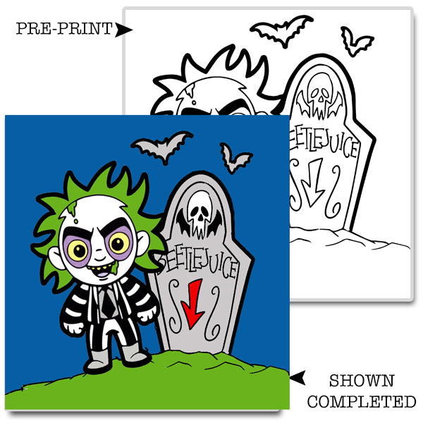 Beetlejuice Halloween Kids Acrylic Paint Set