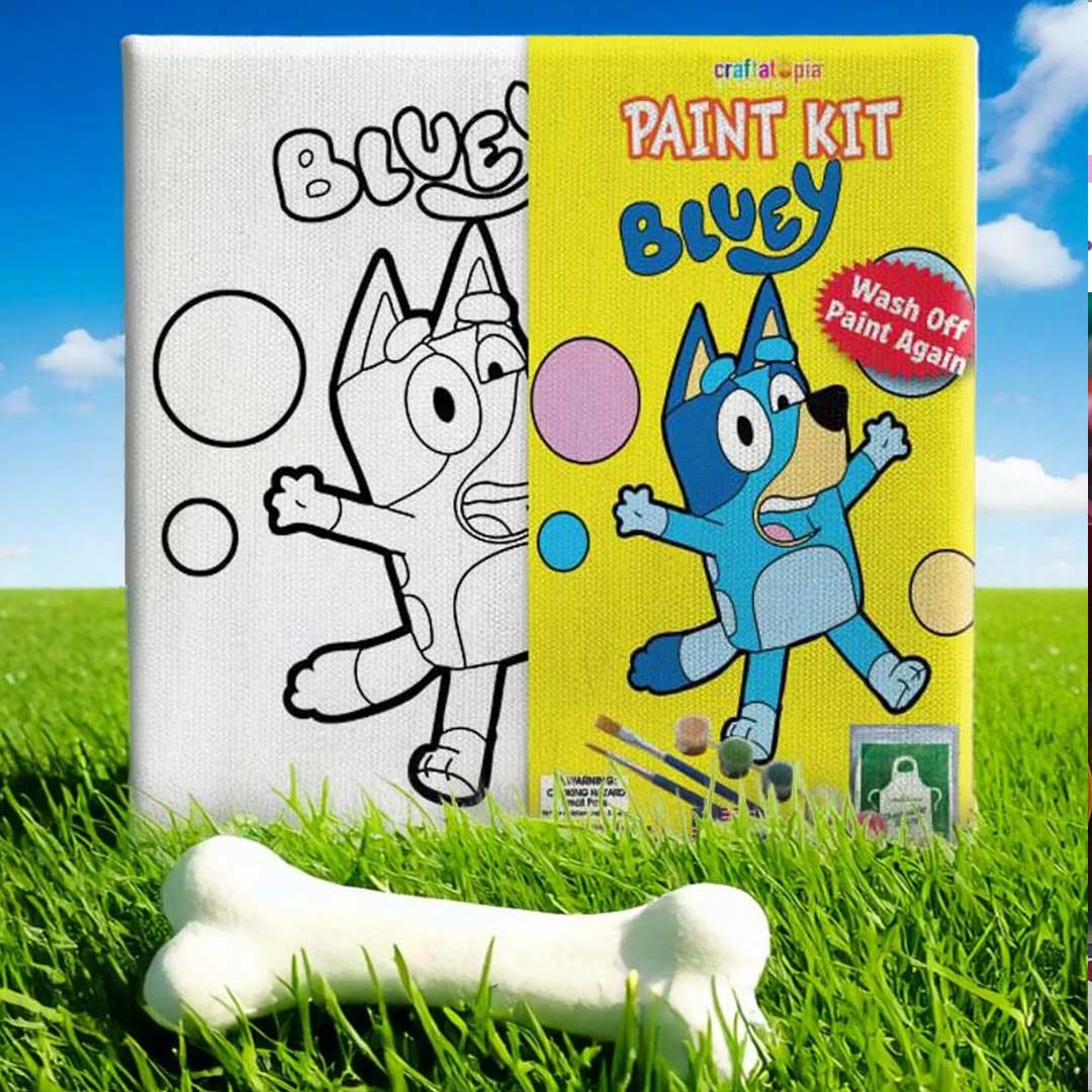 Bluey Children's Washable Paint Set