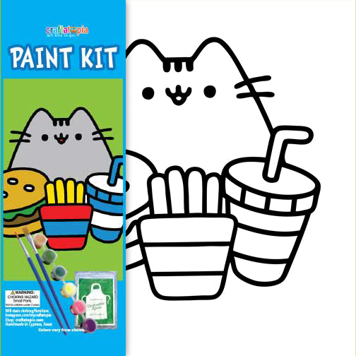 Children Cat Acrylic Painting Set