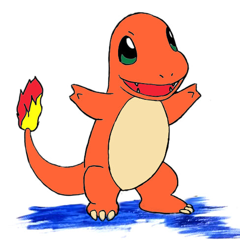 Charmander childrens painting sets