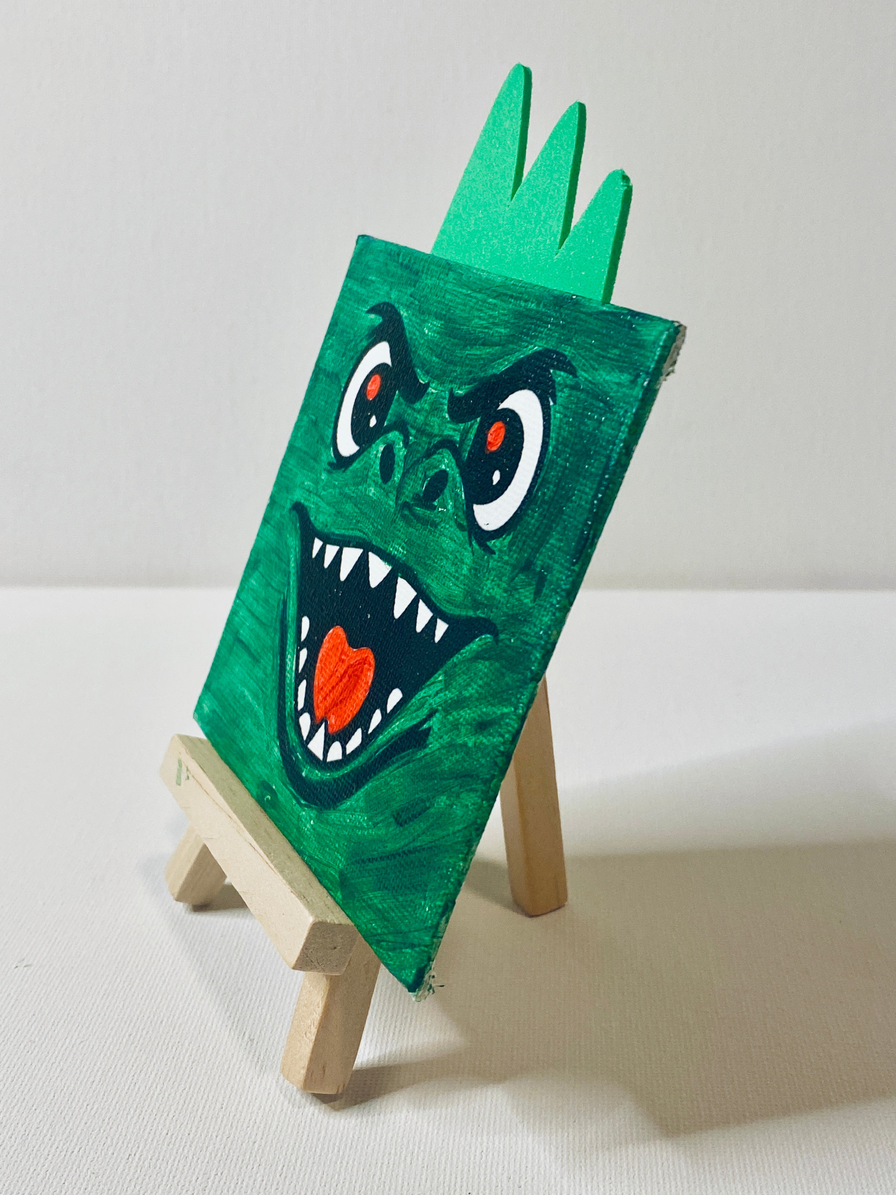 Craft foam dinosaur paint set