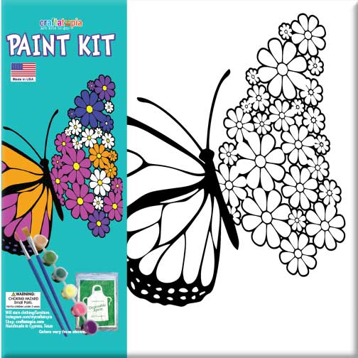 Daisy Butterfly Adult Painting Kit
