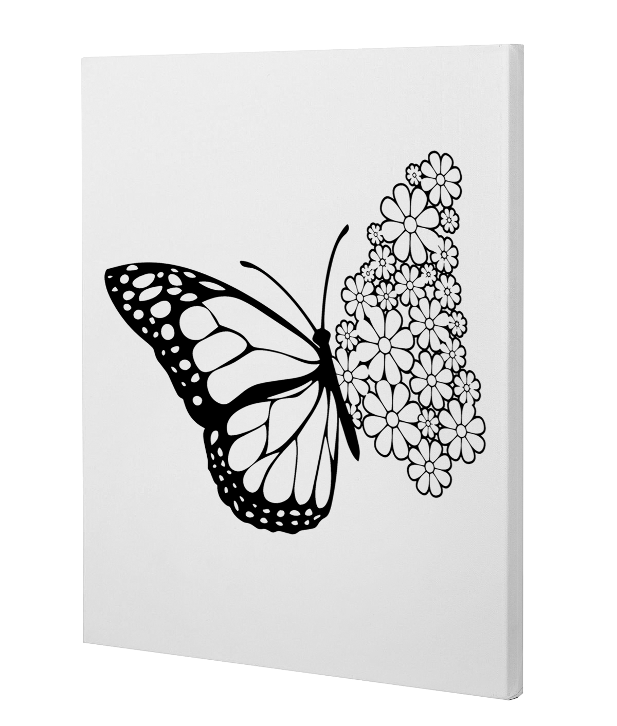 Daisy Butterfly Pre-sketch Adult Paint Kit