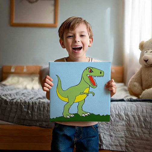 Dinosaur Kid's Washable Paint Set