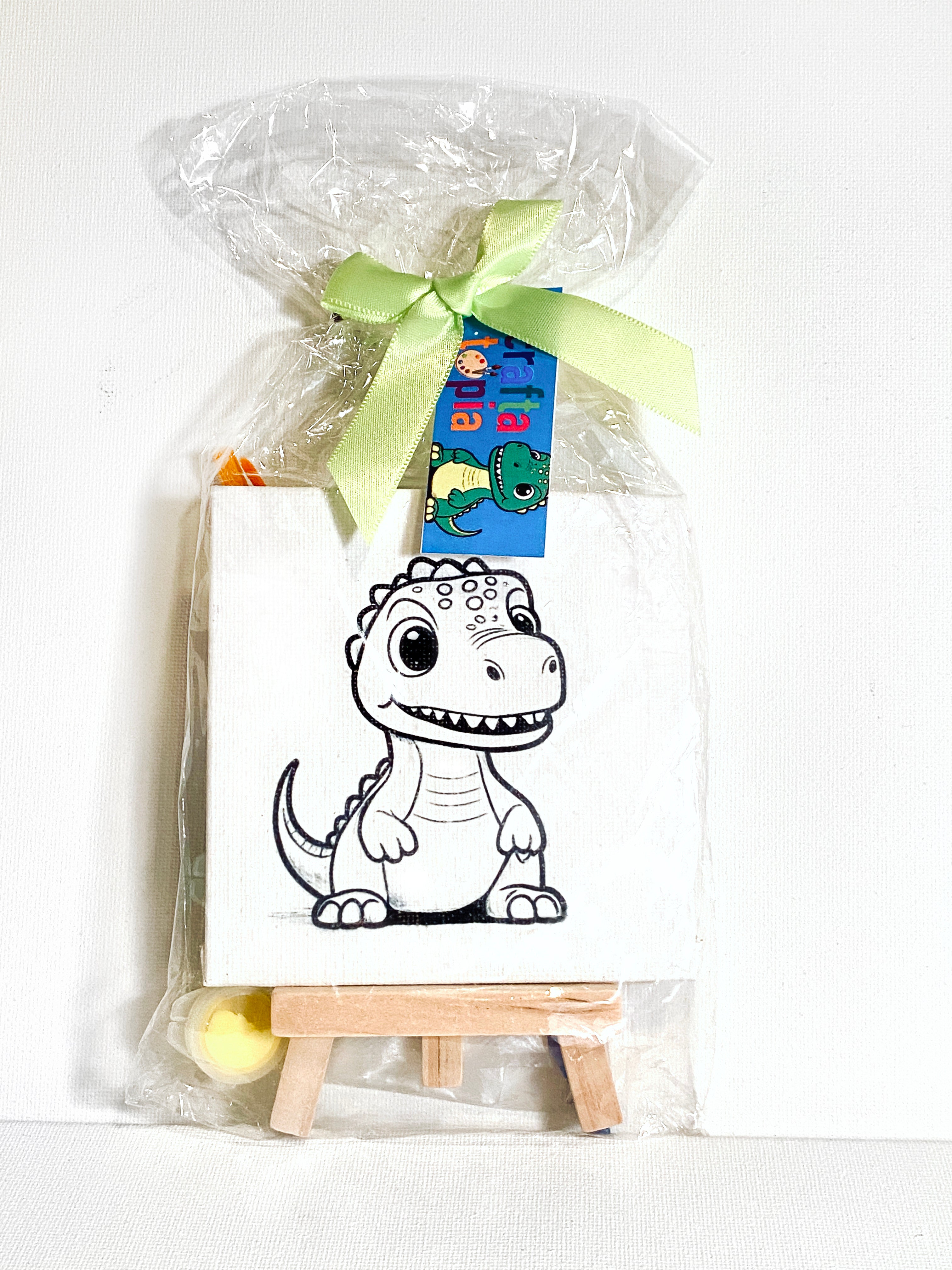 Tiny Dino Paint Kit (4x4 Canvas)