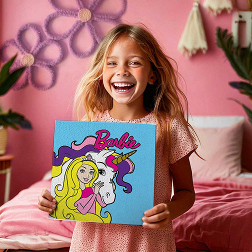 Barbie Kids Acrylic Paint Set