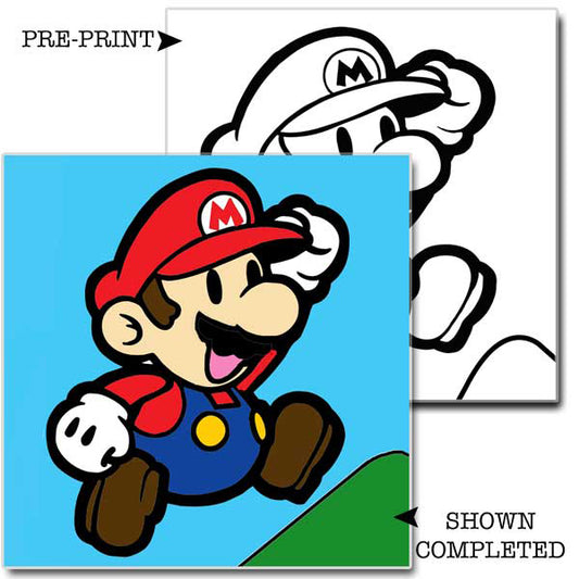 Mario Kids Acrylic Paint Set