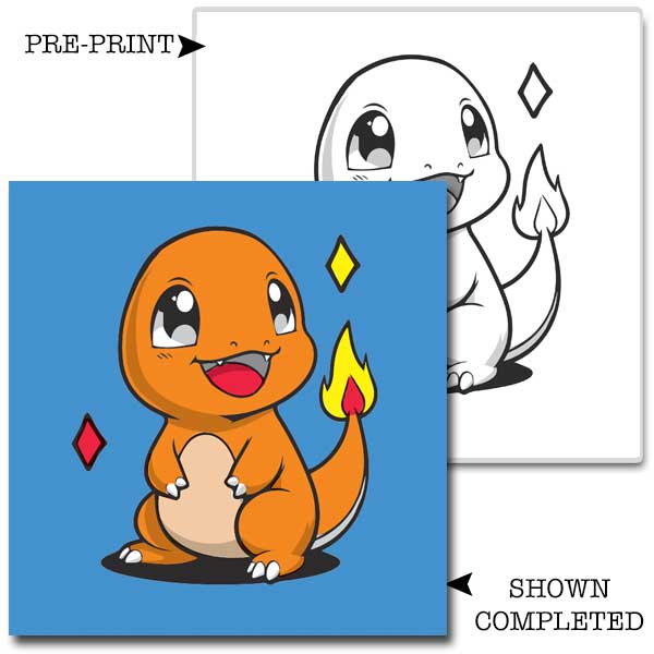 Charmander Kids Acrylic Paint Set