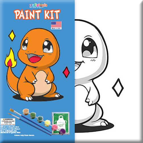 Charmander Kids Acrylic Paint Set