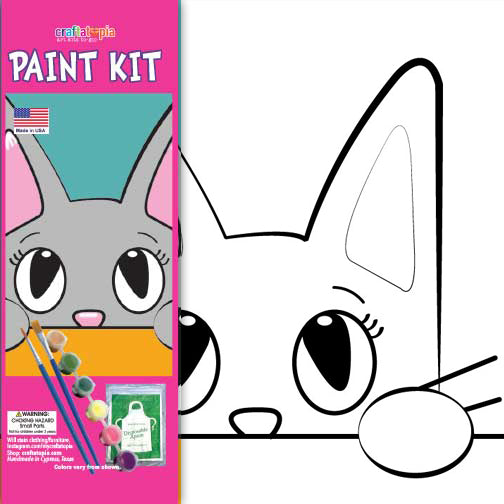 Grey Cat Birthday Party Supply