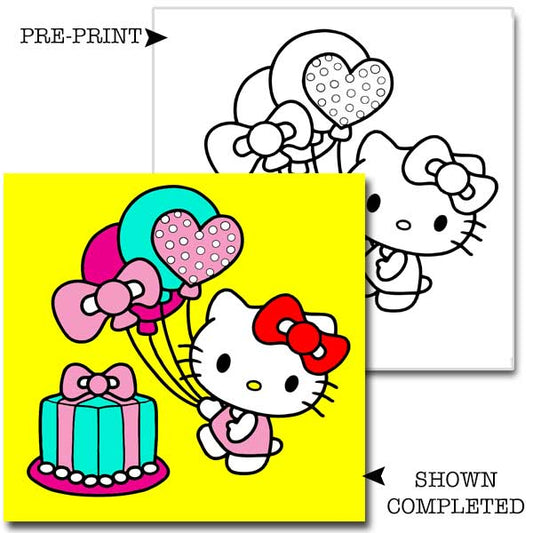 Hello Kitty Birthday Kids Acrylic Paint Set