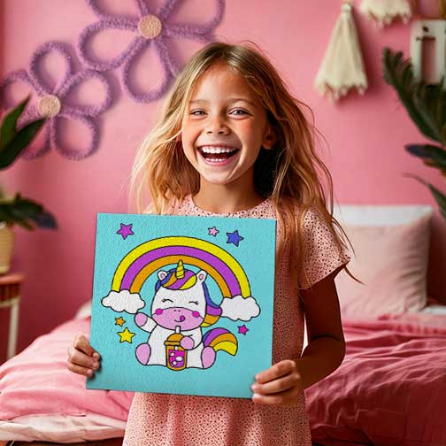 Kawaii Unicorn Kids Birthday Party Favor Supplies