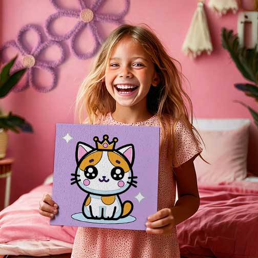 Kitty Princess painting kit
