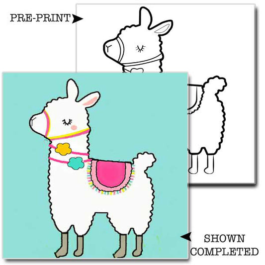 Llama Kids Acrylic Paint Set