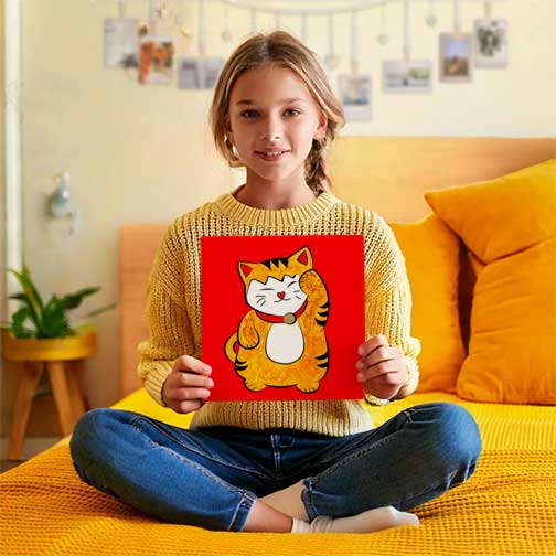  Lucky Cat Birthday Party Favor Supplies