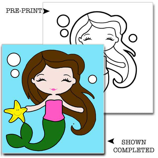 Mermaid Kids Acrylic Paint Set