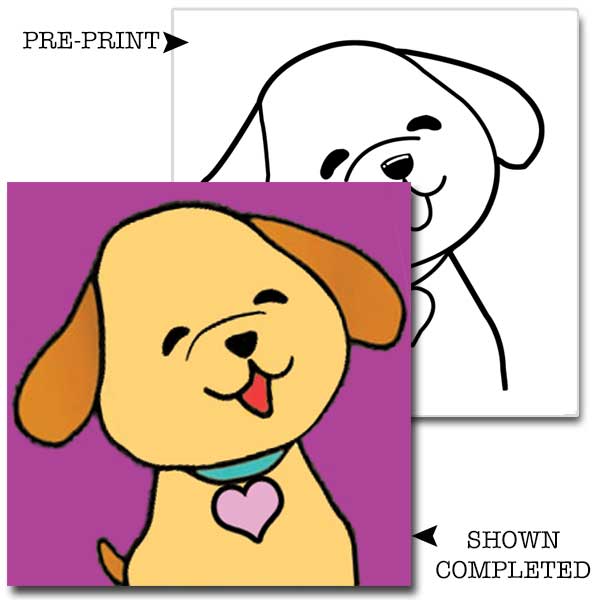 Puppy Luv Children's Washable Paint Set