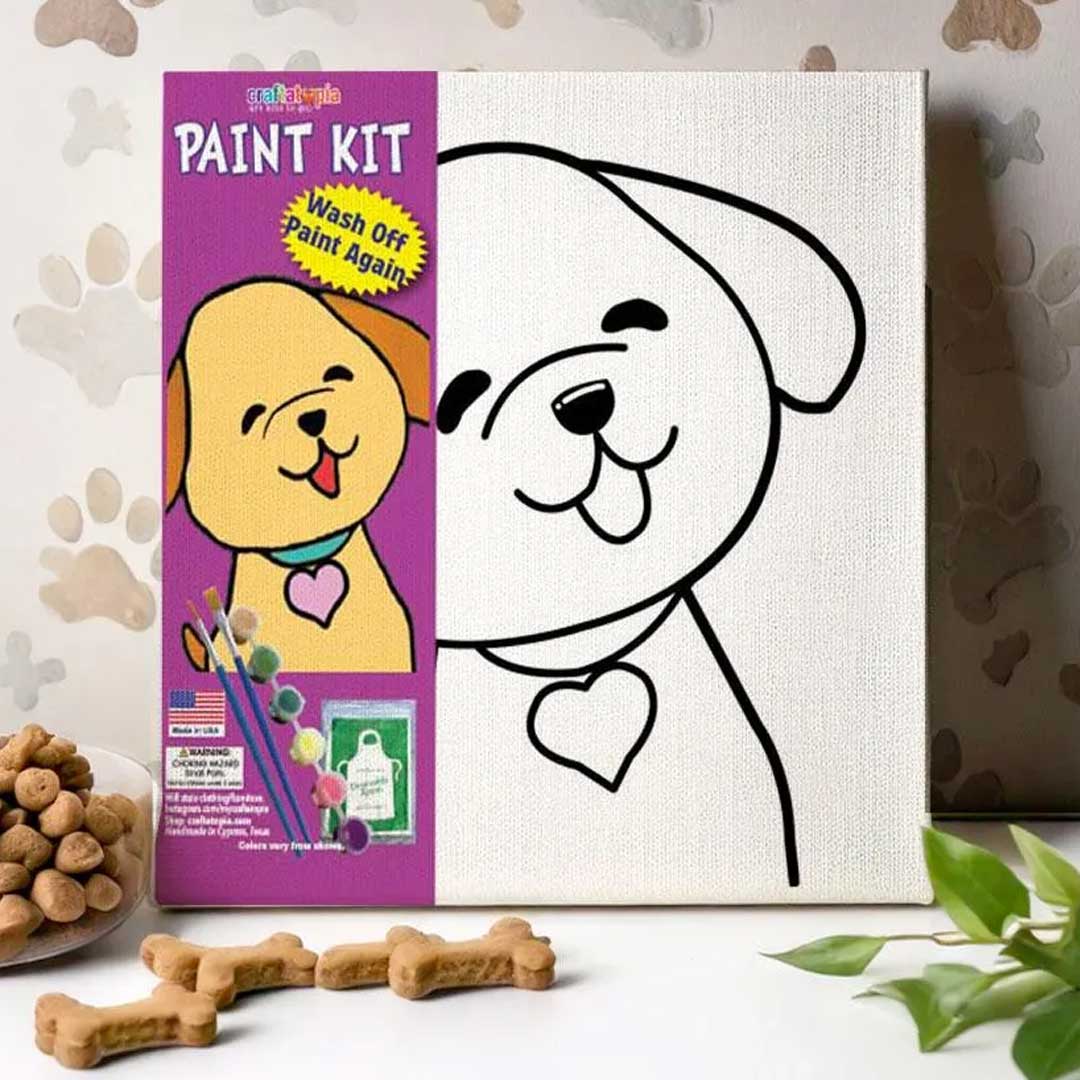 Puppy Luv Children's Washable Paint Set