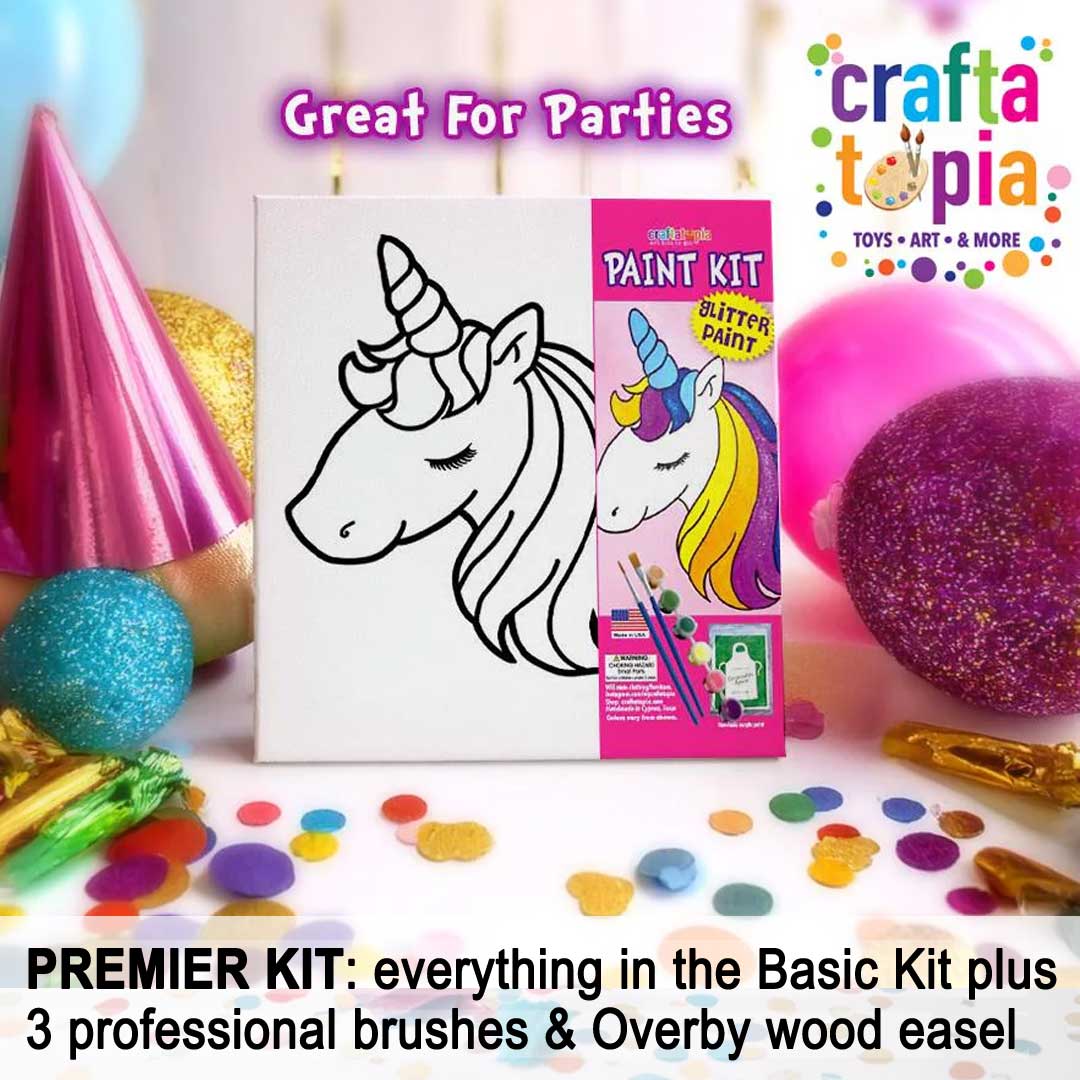 Rainbow Unicorn Kids Acrylic Paint with Free Unicorn Pen