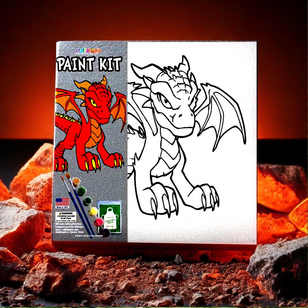 Red Dragon Kids Acrylic Paint Set