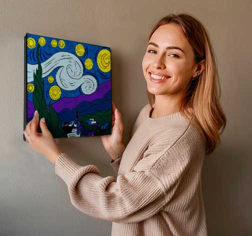 paint by numbers for adults starry night