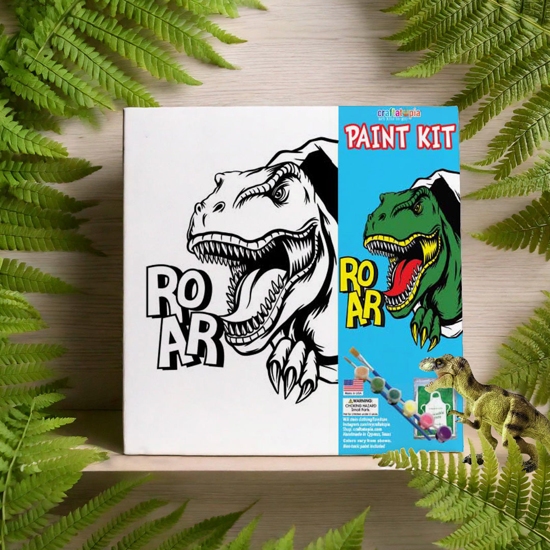 T-rex dinosaur kids painting kits