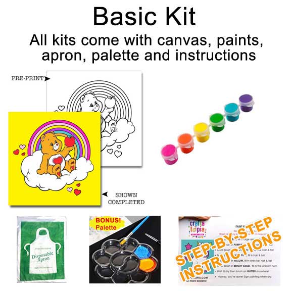 Care Bear Children's Acrylic Paint Set