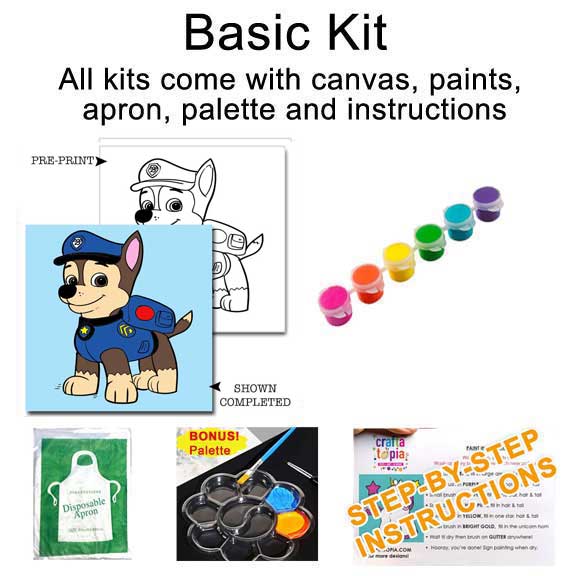 Paw Patrol Children's Washable Paint Set