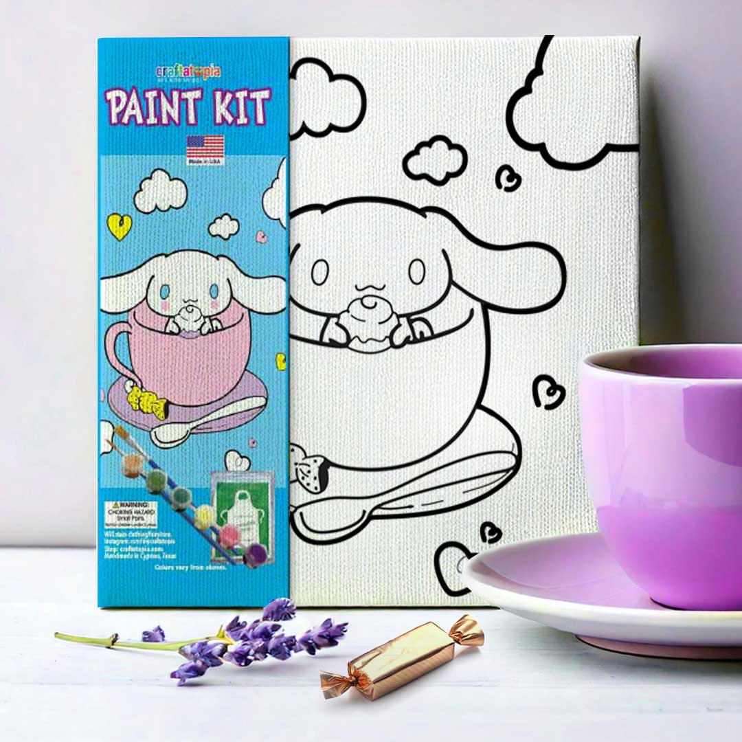 Children's Cinnamoroll Pre-sketched Canvas Painting Kits