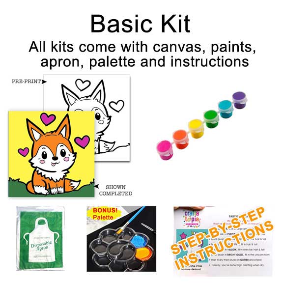 Foxie Kids Acrylic Paint Set