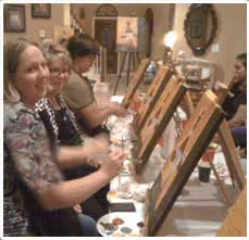 at-home girls night art kit