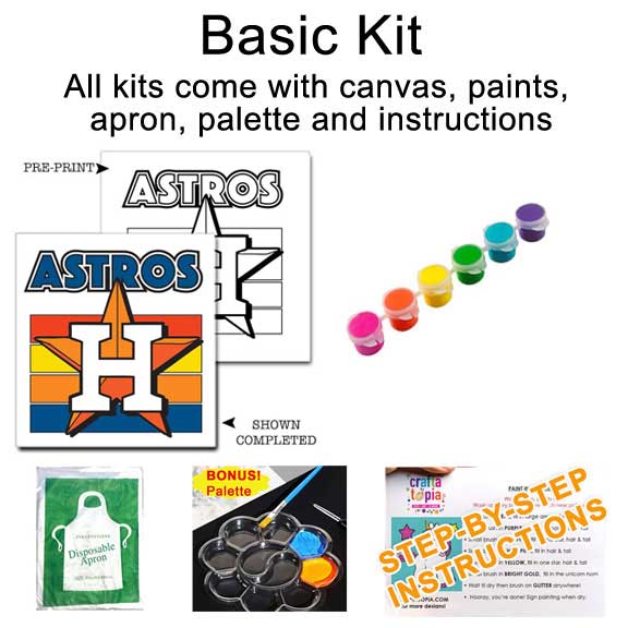 Baseball Kids Acrylic Paint Set