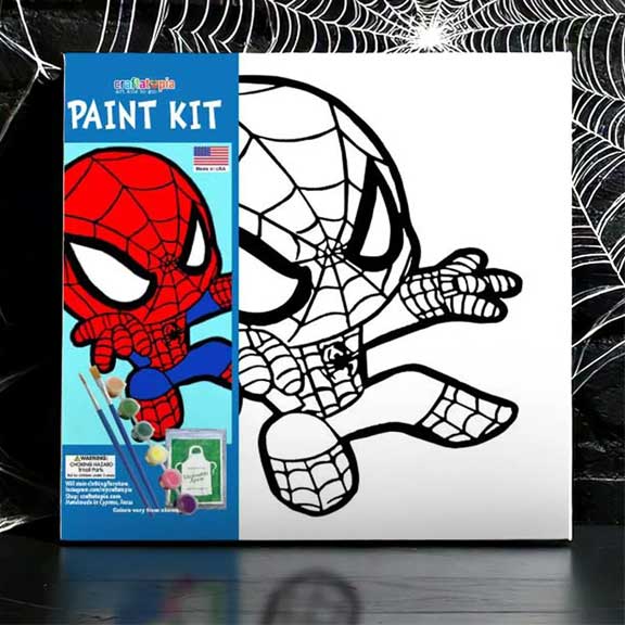 Spiderman Kids Canvas Painting Kit