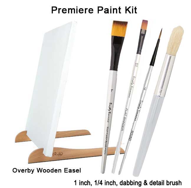 Couples Love Paris Acrylic Paint Set