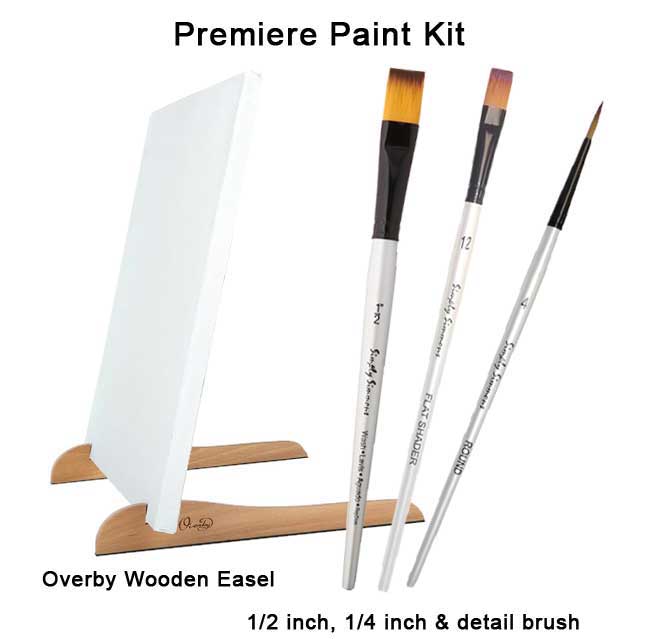 Serengeti Acrylic Canvas Painting Set