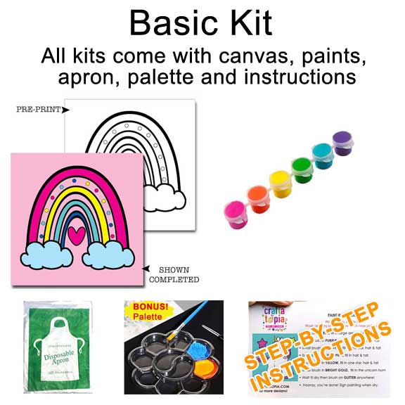 Rainbow Kids Acrylic Paint Kit