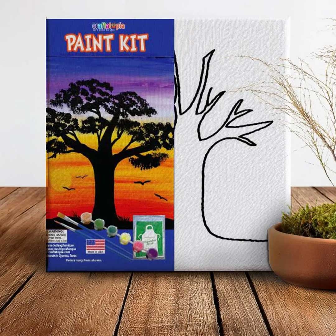 Serengeti Evening Adult Painting Kit 