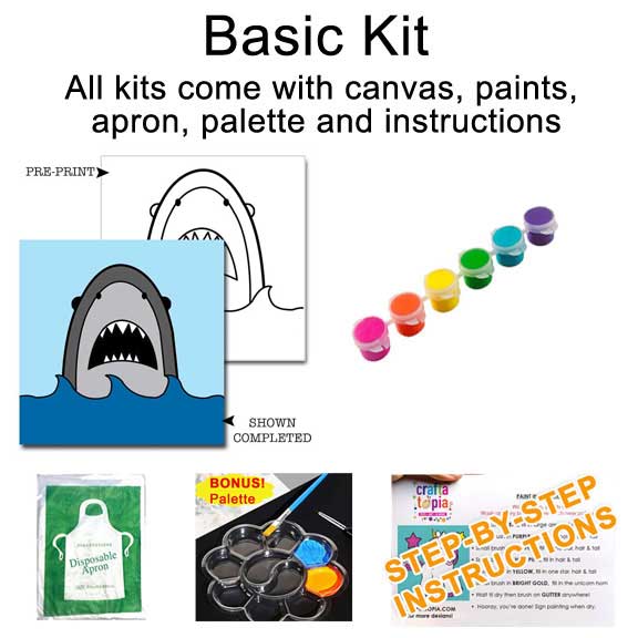 Shark Children's Acrylic Paint Set
