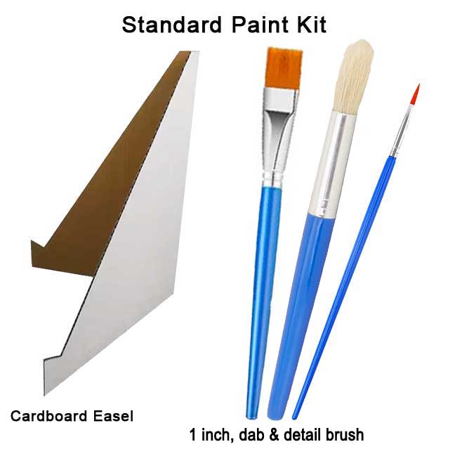 Couples Love Paris Acrylic Paint Set