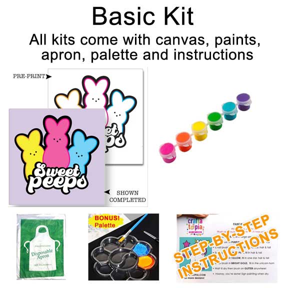 Sweet Peep Children's Painting Set Party Favors