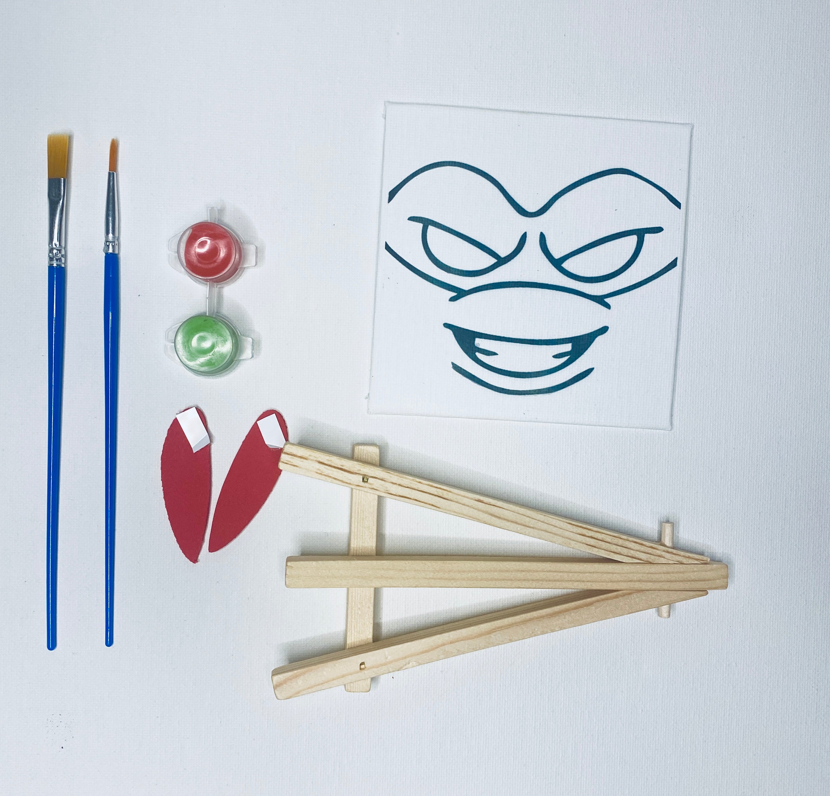 Teenage Mutant Ninja Turtles Pre-sketched Canvas 3D Craft Painting Set